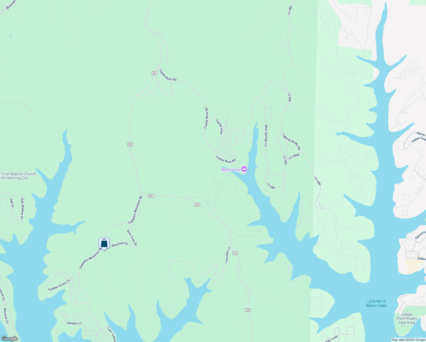 map of restaurants, bars, coffee shops, grocery stores, and more near in Indian Point