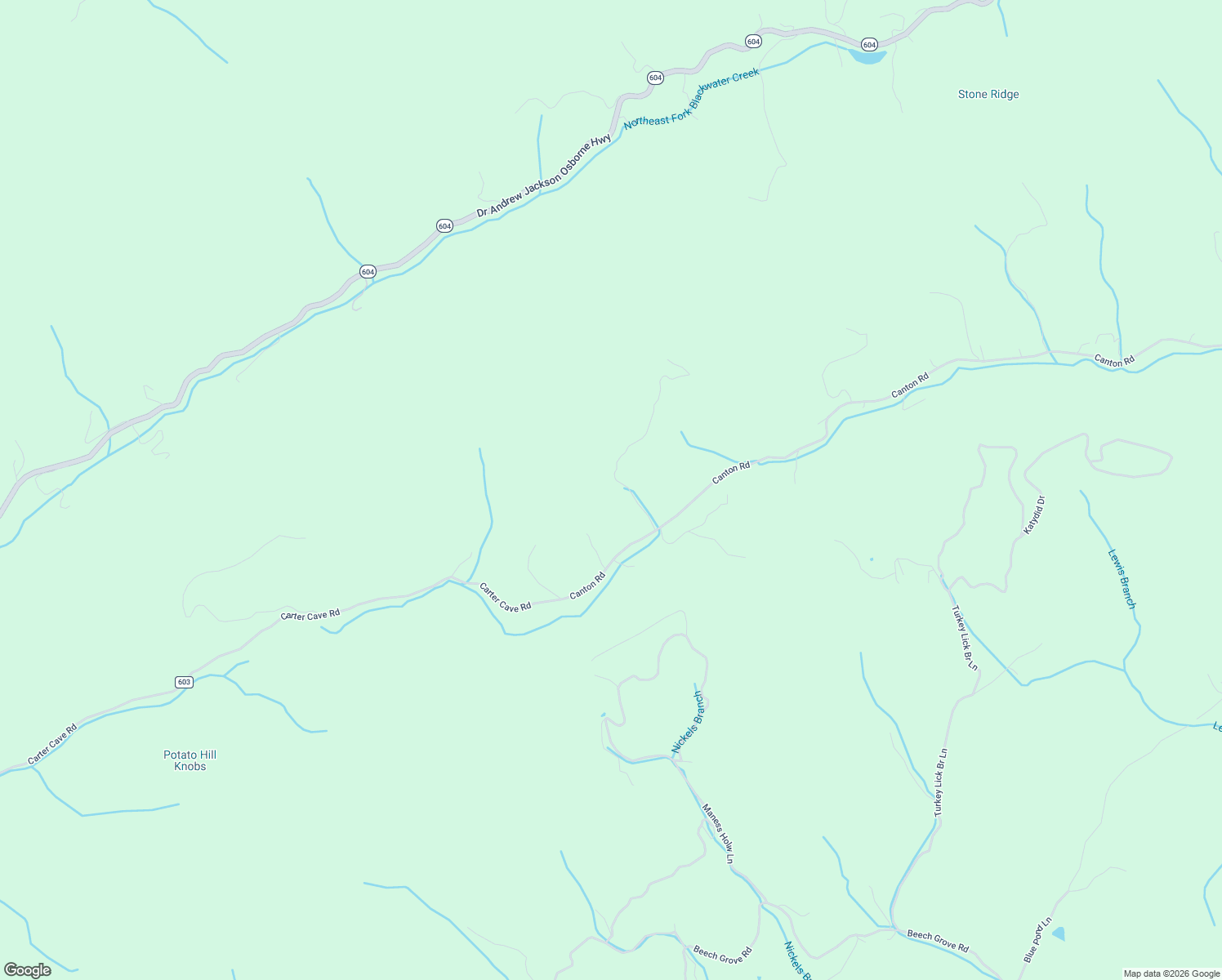 map of restaurants, bars, coffee shops, grocery stores, and more near 6730 Canton Road in Blackwater