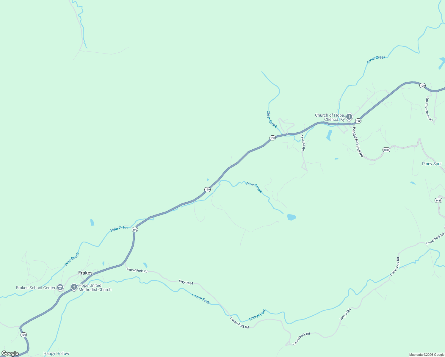 map of restaurants, bars, coffee shops, grocery stores, and more near in Frakes