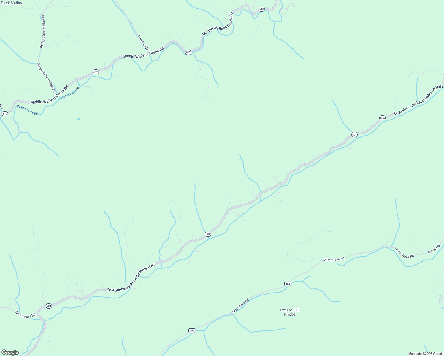 map of restaurants, bars, coffee shops, grocery stores, and more near 971 Sulpher Springs Road in Pennington Gap