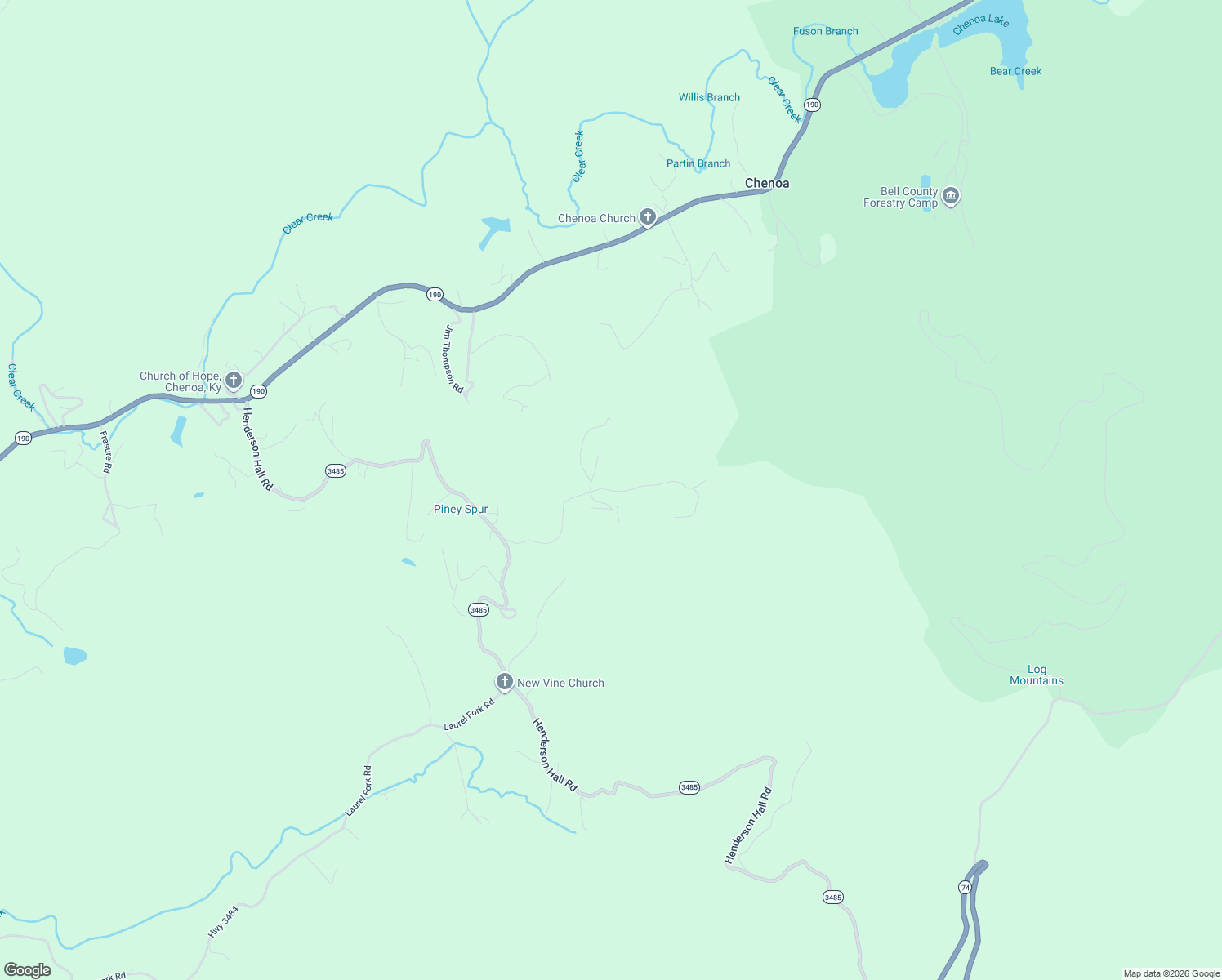 map of restaurants, bars, coffee shops, grocery stores, and more near Round Ridge Rd in Pineville