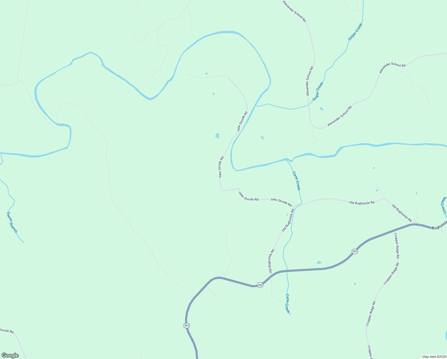 map of restaurants, bars, coffee shops, grocery stores, and more near 748 John Strode Road in Gamaliel