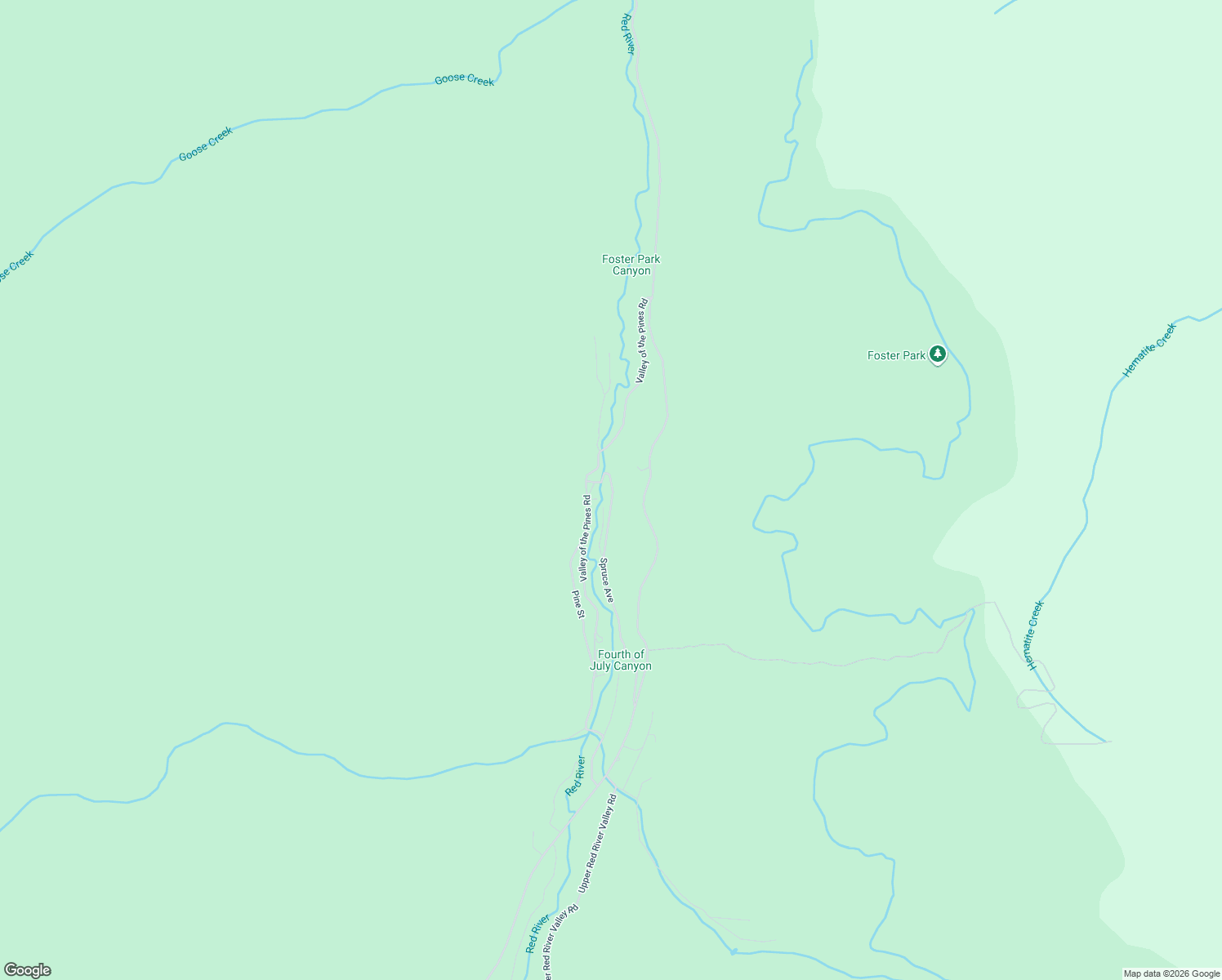 map of restaurants, bars, coffee shops, grocery stores, and more near 38-76 Spruce Avenue in Red River