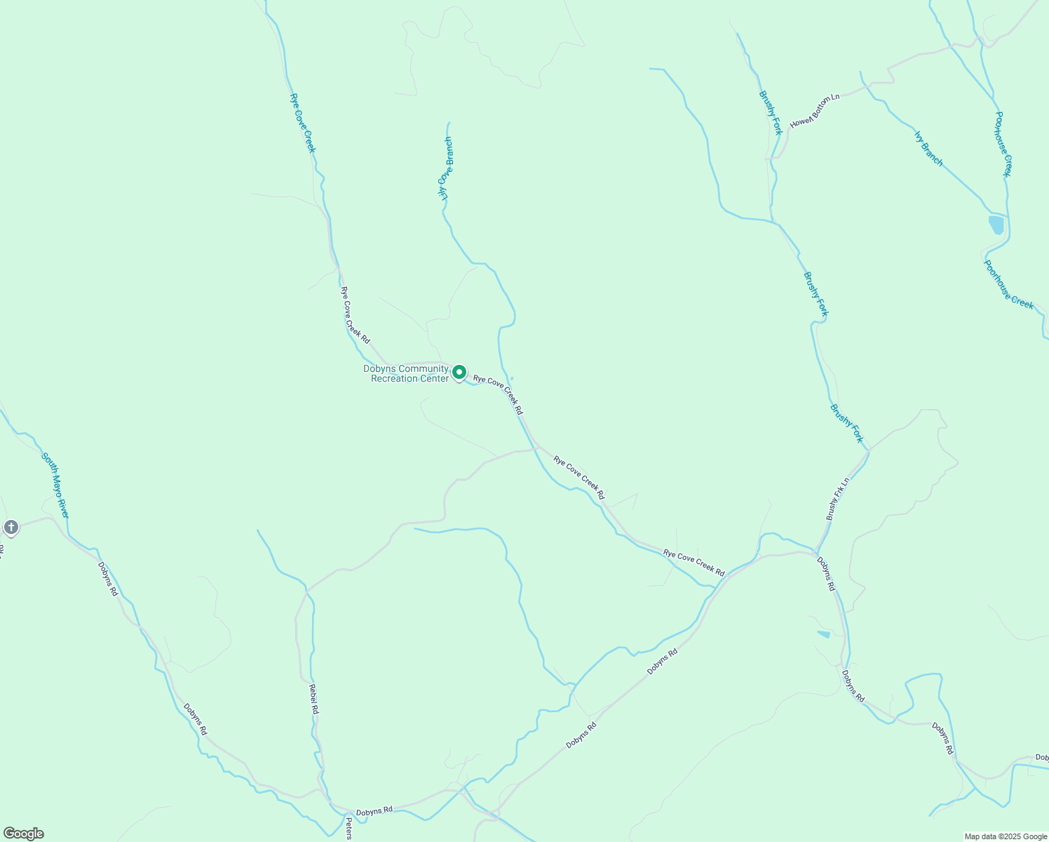 map of restaurants, bars, coffee shops, grocery stores, and more near Rye Cove Creek Road in Stuart