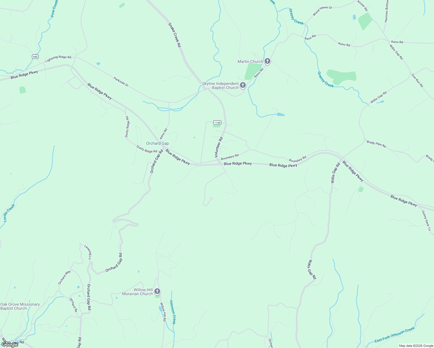 map of restaurants, bars, coffee shops, grocery stores, and more near in Fancy Gap