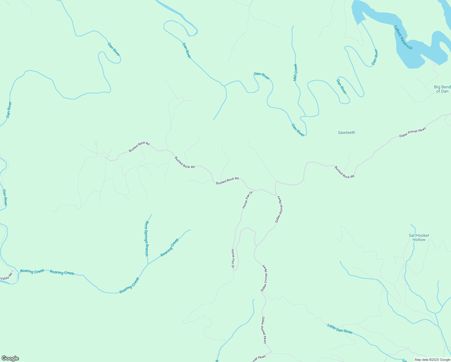 map of restaurants, bars, coffee shops, grocery stores, and more near 7947 Busted Rock Road in Meadows of Dan
