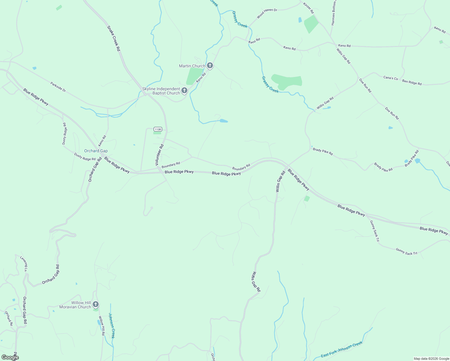 map of restaurants, bars, coffee shops, grocery stores, and more near in Fancy Gap