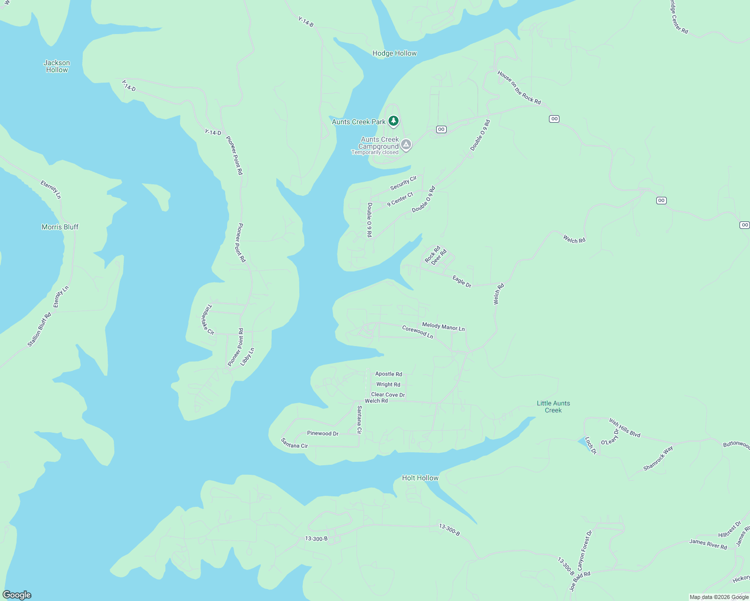 map of restaurants, bars, coffee shops, grocery stores, and more near 13 Tall Cedar Lane in Reeds Spring