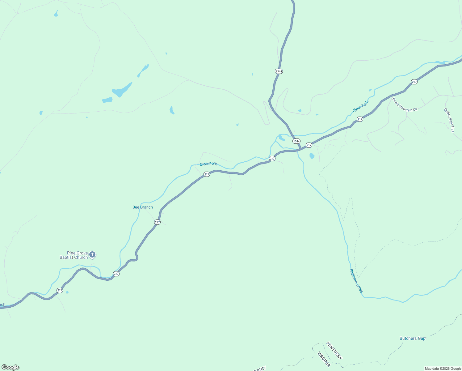 map of restaurants, bars, coffee shops, grocery stores, and more near 151 Wagon Hollow Road in Middlesboro
