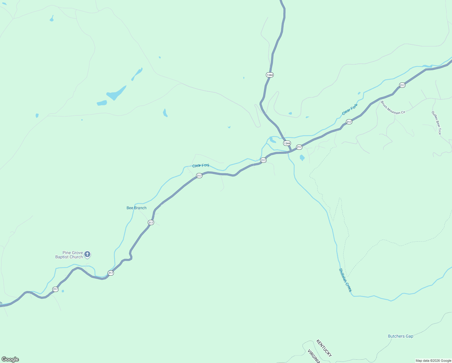 map of restaurants, bars, coffee shops, grocery stores, and more near 151 Wagon Hollow Road in Middlesboro