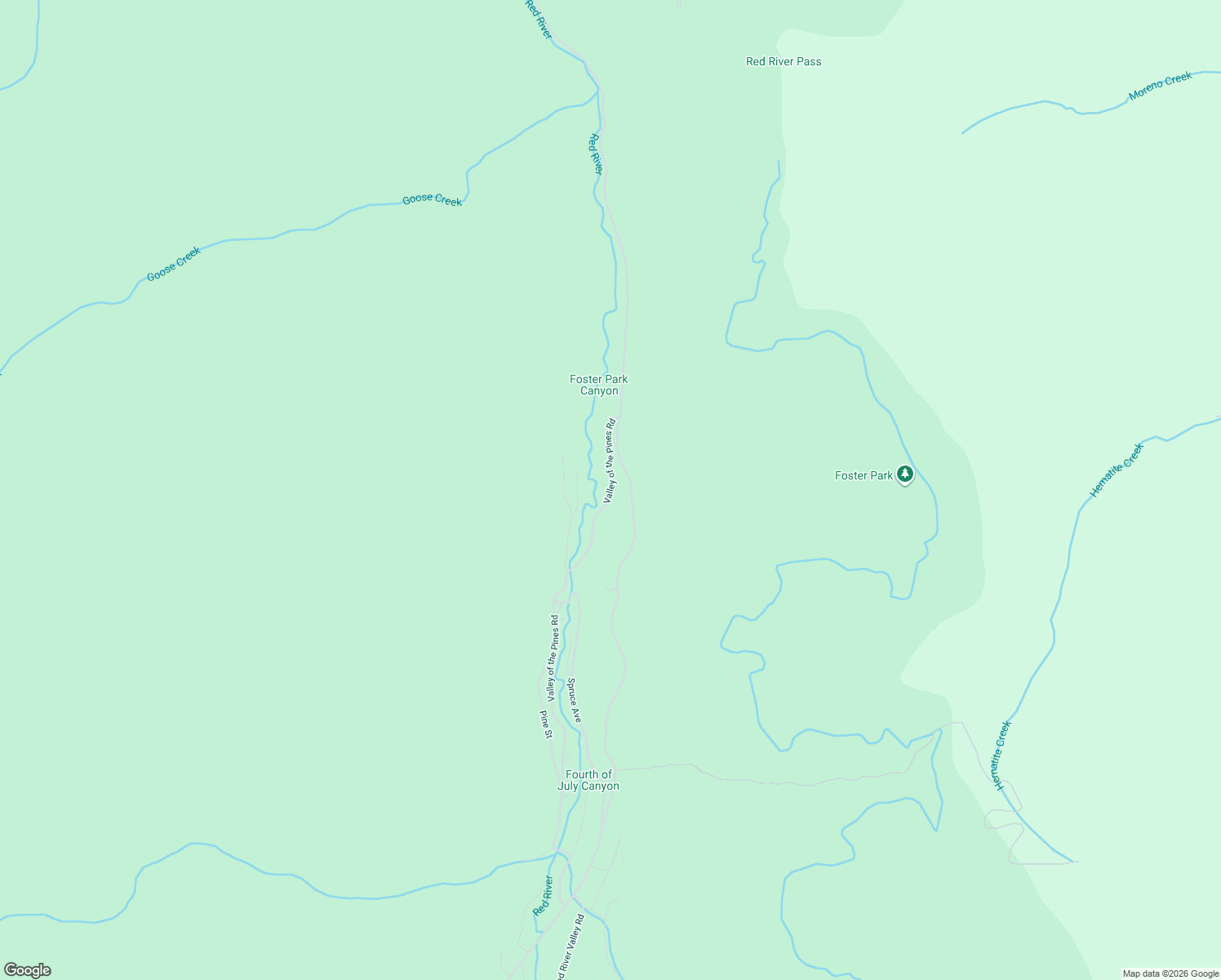 map of restaurants, bars, coffee shops, grocery stores, and more near 7-55 Valley of the Pines Rd in Taos Ski Valley