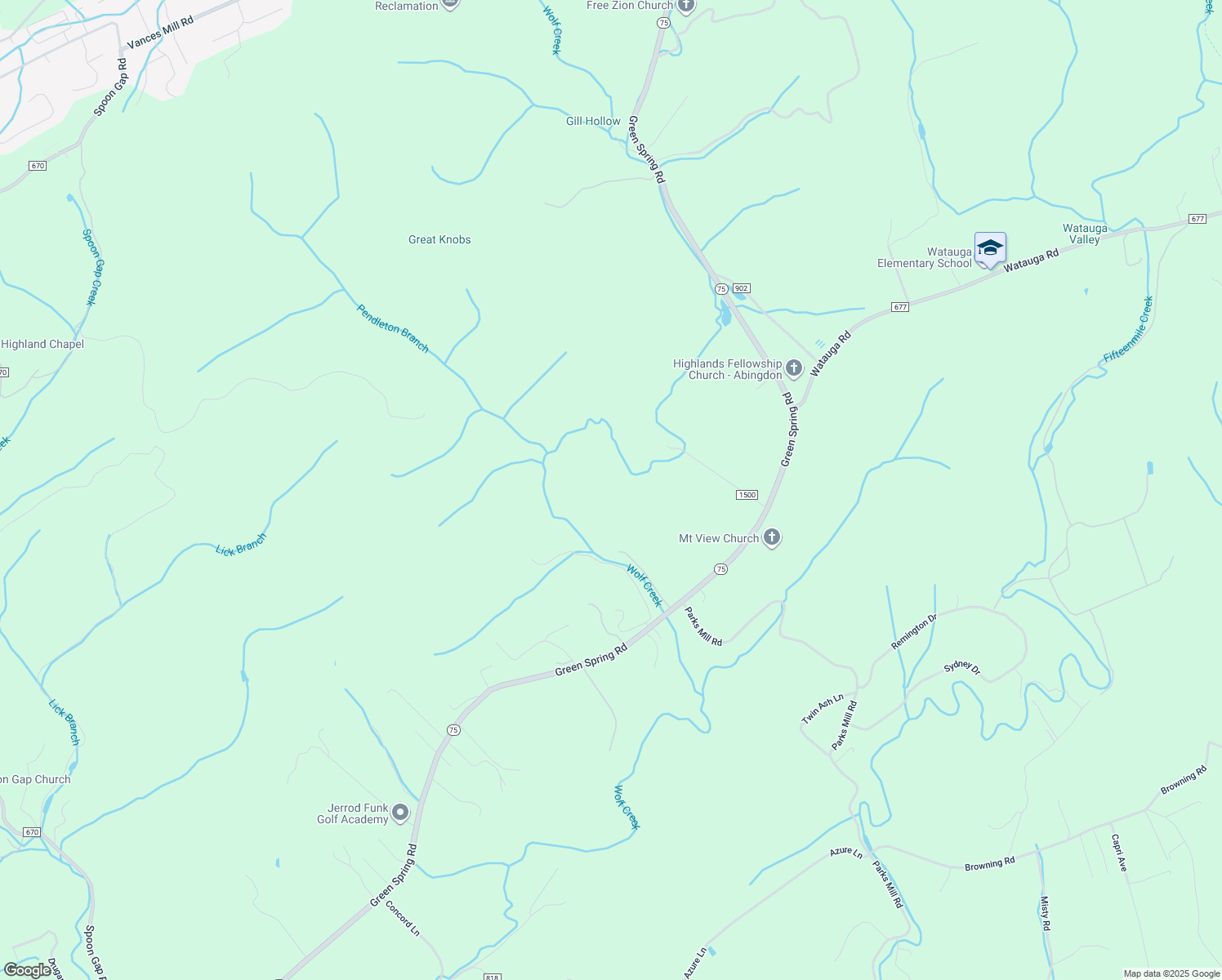 map of restaurants, bars, coffee shops, grocery stores, and more near in Abingdon