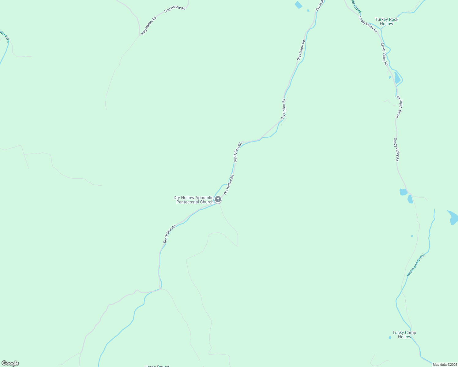 map of restaurants, bars, coffee shops, grocery stores, and more near Dry Hollow Road in Monticello