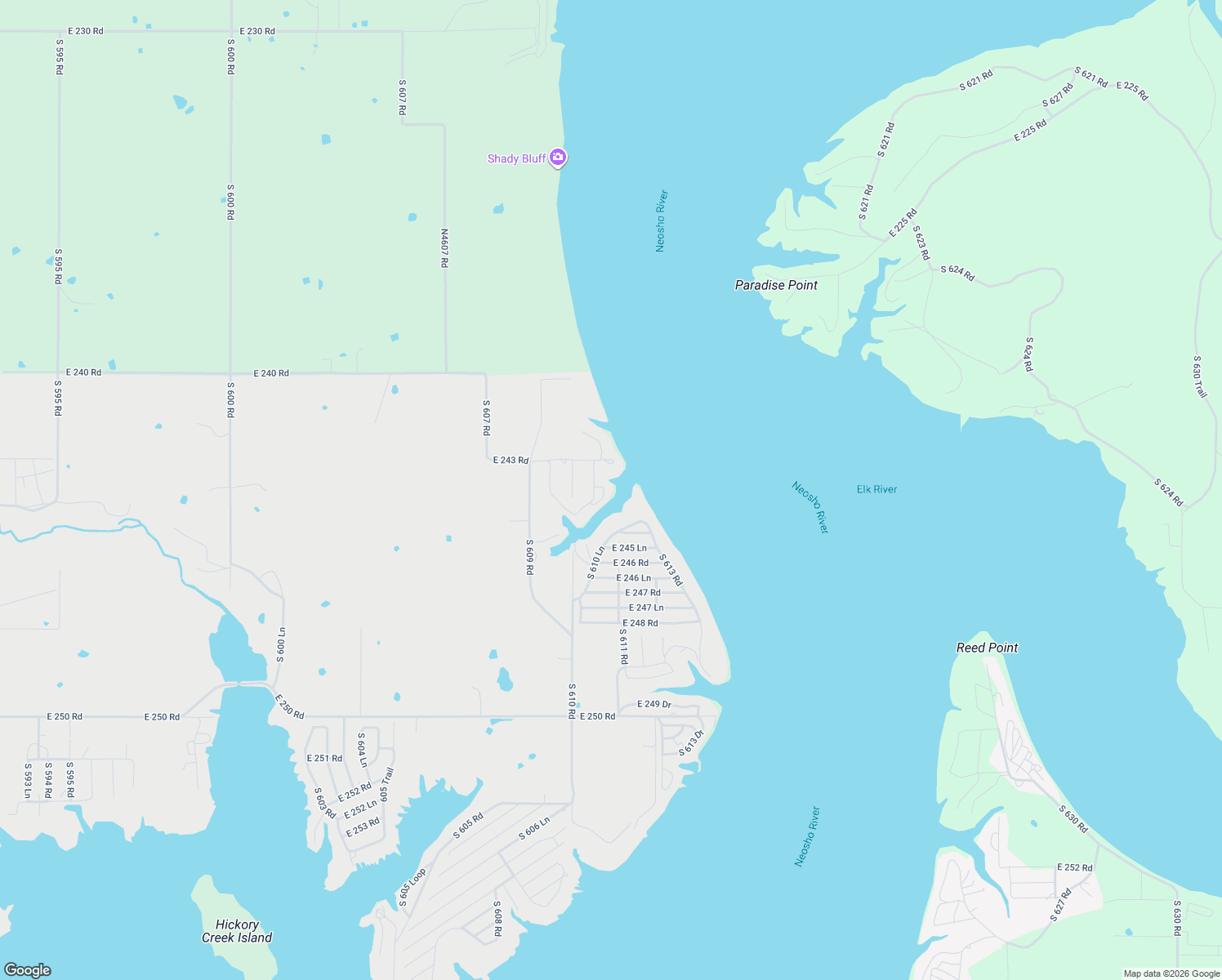 map of restaurants, bars, coffee shops, grocery stores, and more near 24351 South 610 Drive in Grove