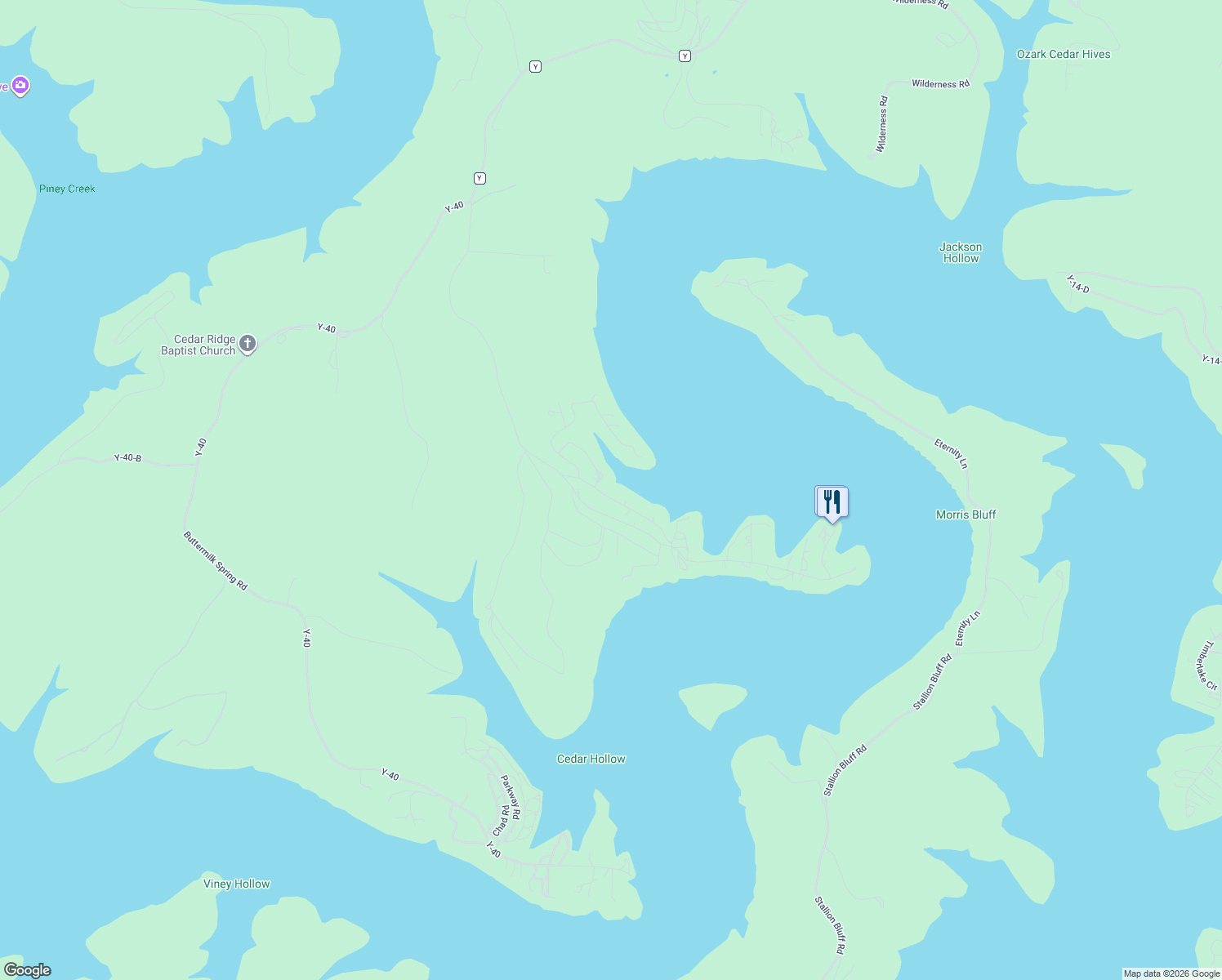 map of restaurants, bars, coffee shops, grocery stores, and more near Y-39-D in Galena