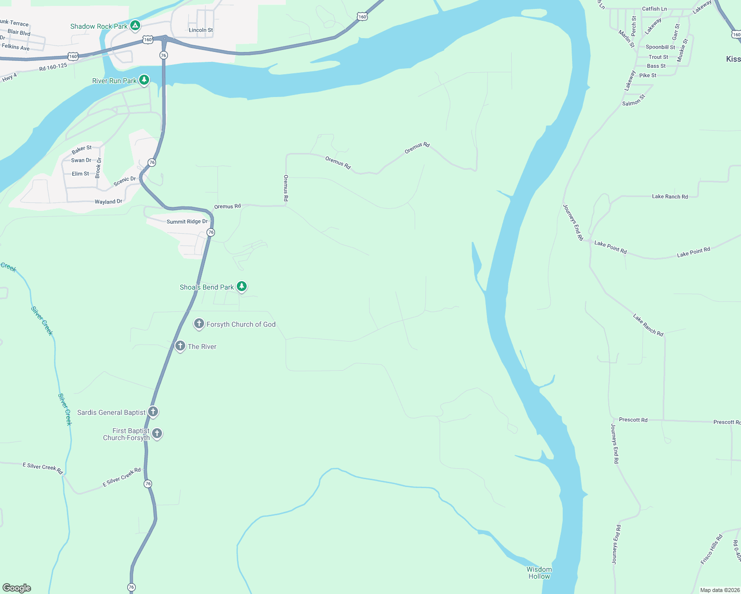 map of restaurants, bars, coffee shops, grocery stores, and more near 265 Tall Timber Circle in Forsyth