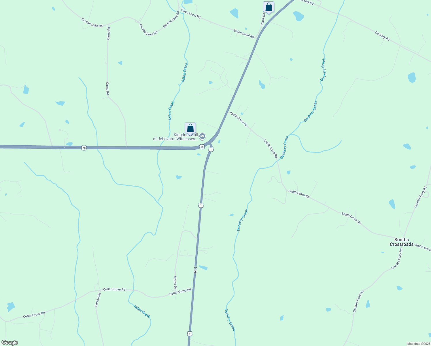 map of restaurants, bars, coffee shops, grocery stores, and more near 198 Phillips Road in South Hill