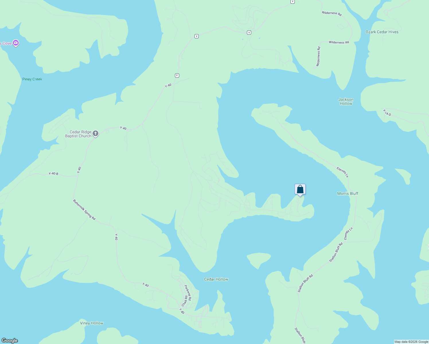 map of restaurants, bars, coffee shops, grocery stores, and more near Y-39-D in Stone County