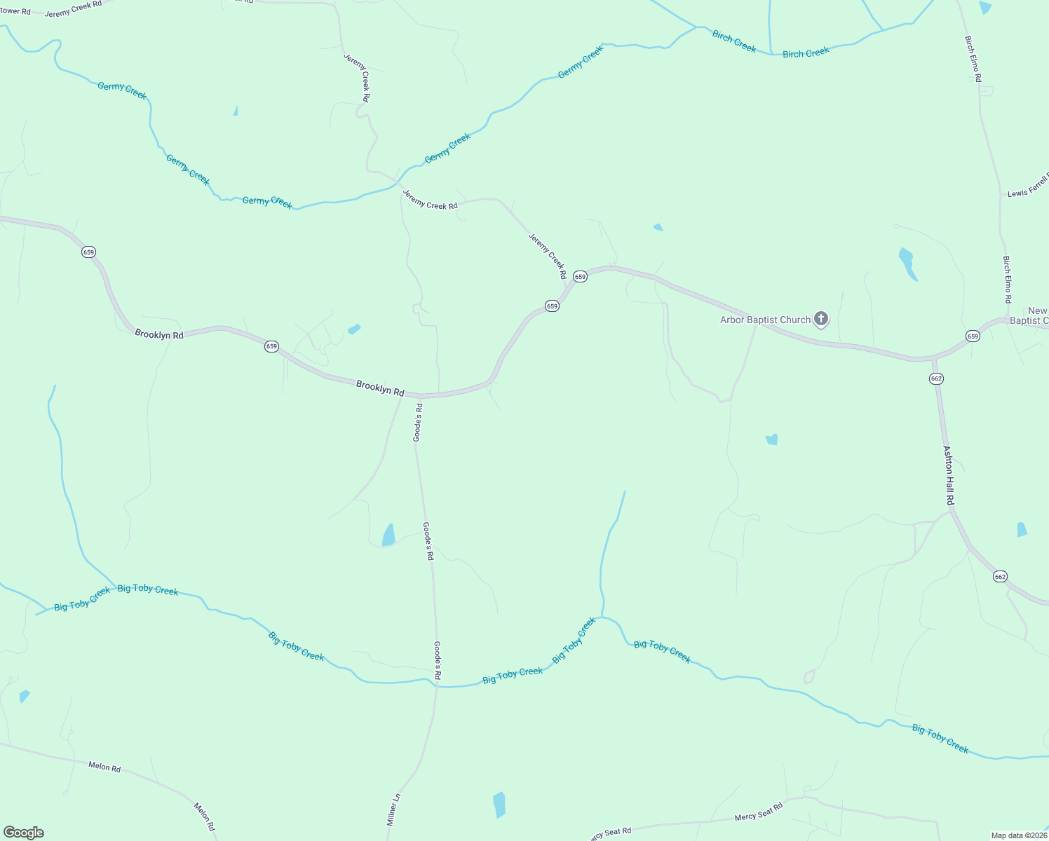 map of restaurants, bars, coffee shops, grocery stores, and more near 1105 Birch Elmo Road in South Boston