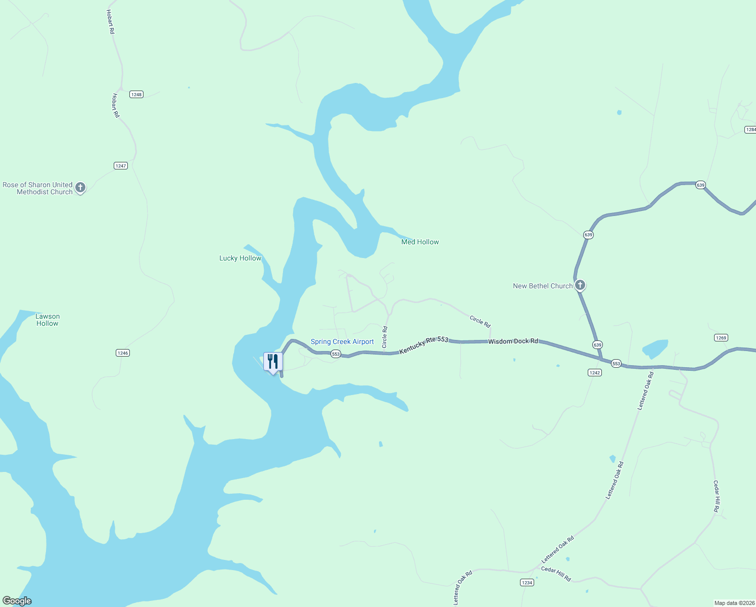 map of restaurants, bars, coffee shops, grocery stores, and more near 401-599 Dale Hollow Manor Road in Albany