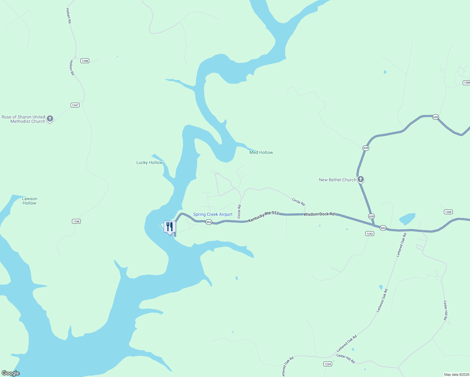 map of restaurants, bars, coffee shops, grocery stores, and more near 401 Dale Hollow Manor Road in Albany