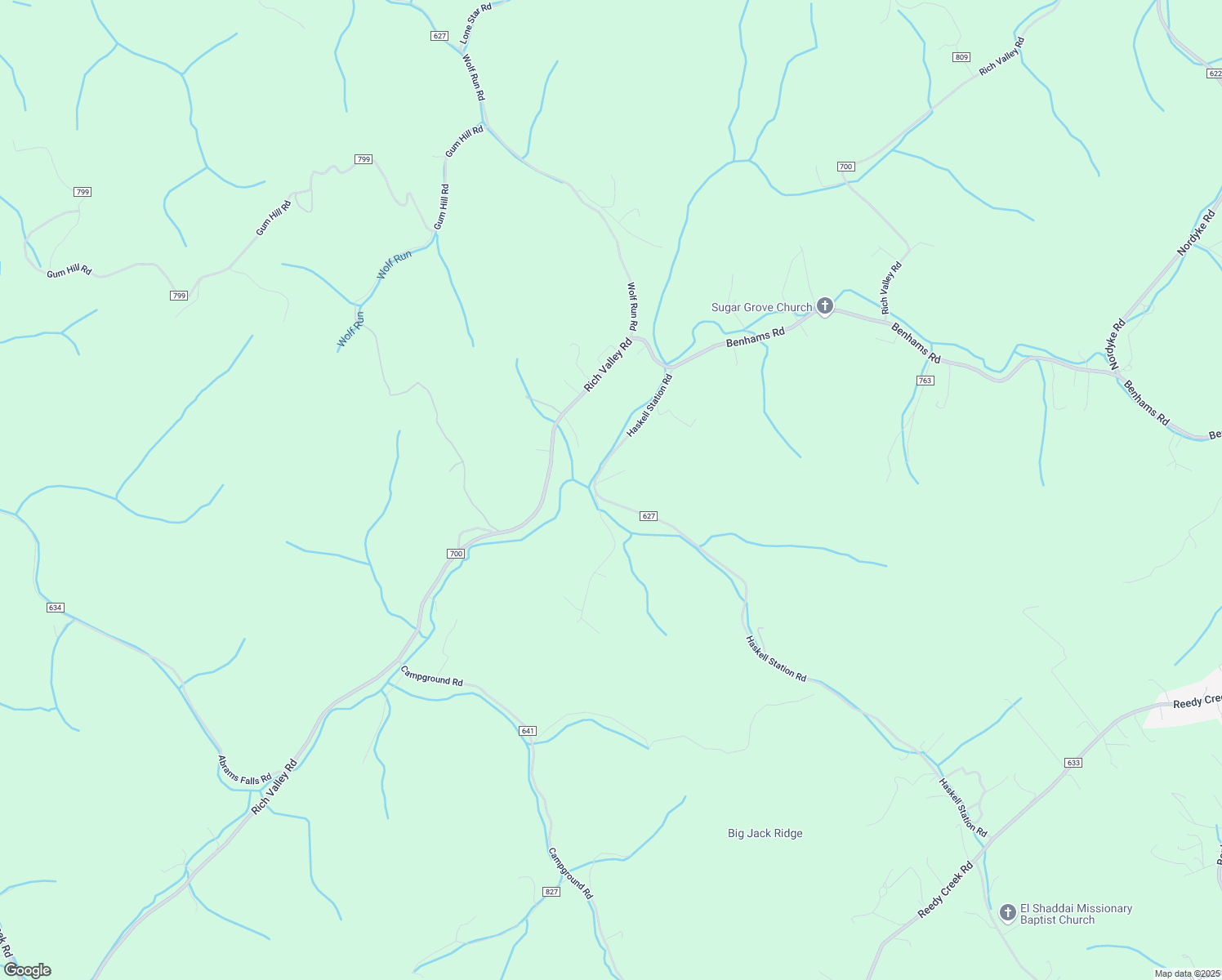 map of restaurants, bars, coffee shops, grocery stores, and more near 19027 Haskell Station Road in Bristol