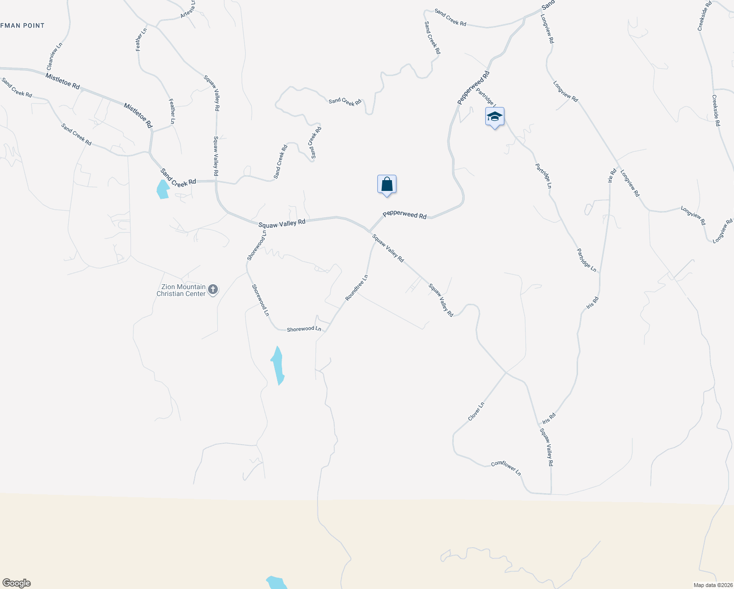 map of restaurants, bars, coffee shops, grocery stores, and more near 38570 Rustic Lane in Squaw Valley