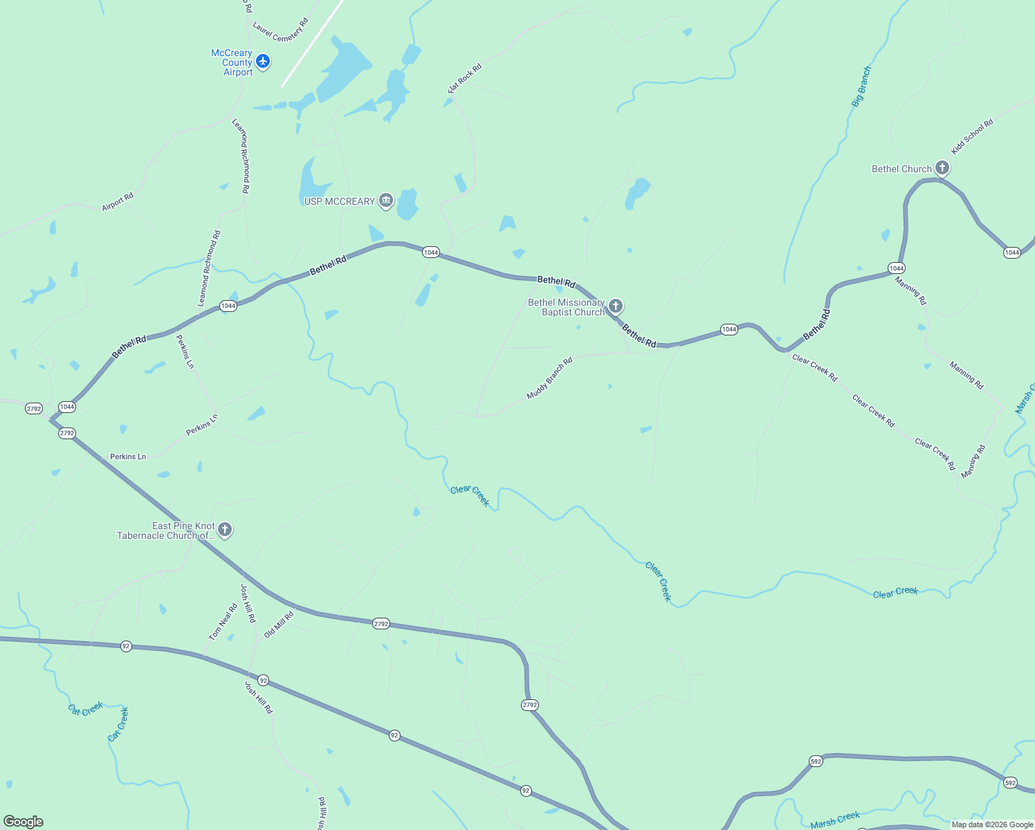 map of restaurants, bars, coffee shops, grocery stores, and more near 708 Muddy Branch Road in Pine Knot
