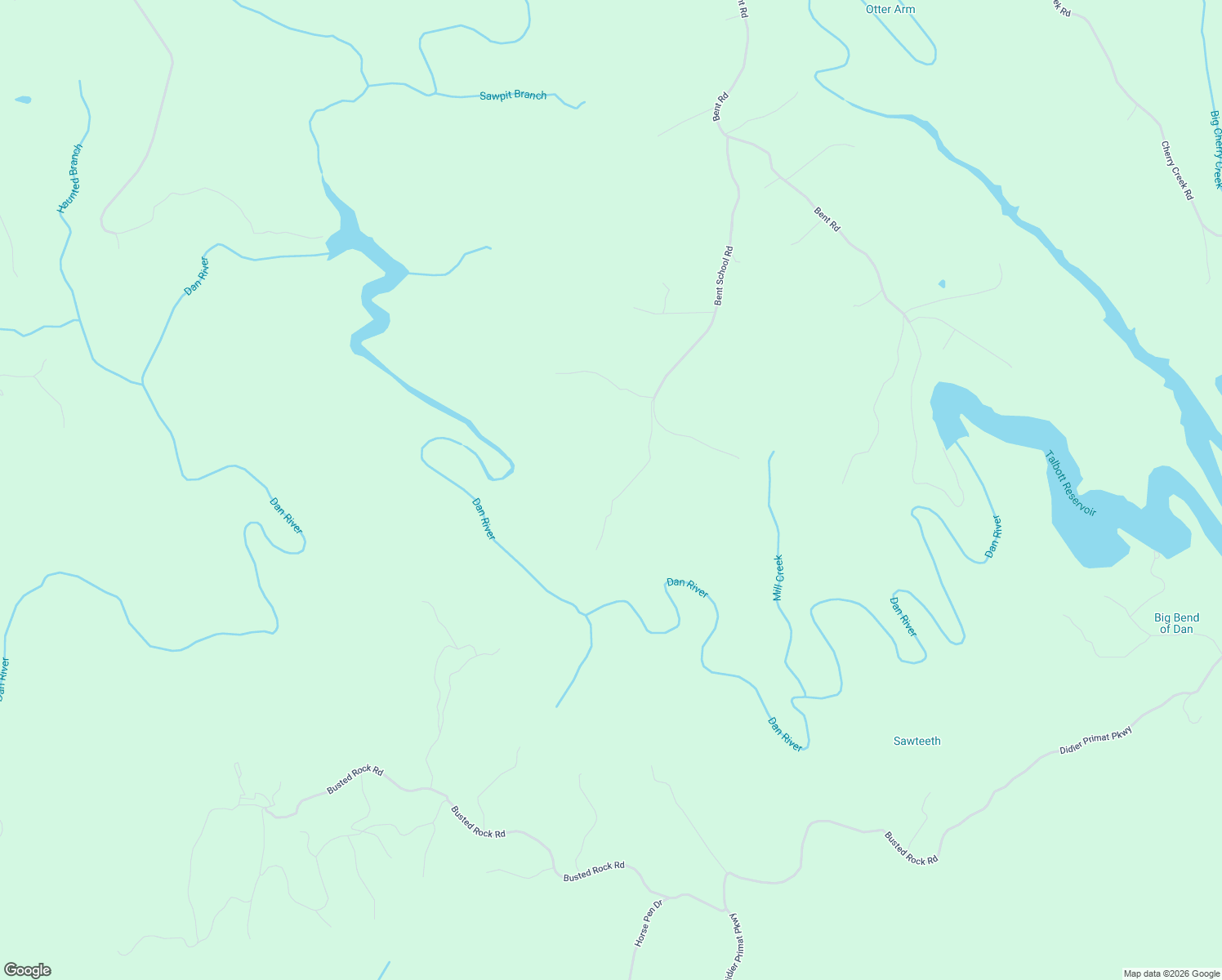 map of restaurants, bars, coffee shops, grocery stores, and more near 455 Bent School Road in Meadows of Dan