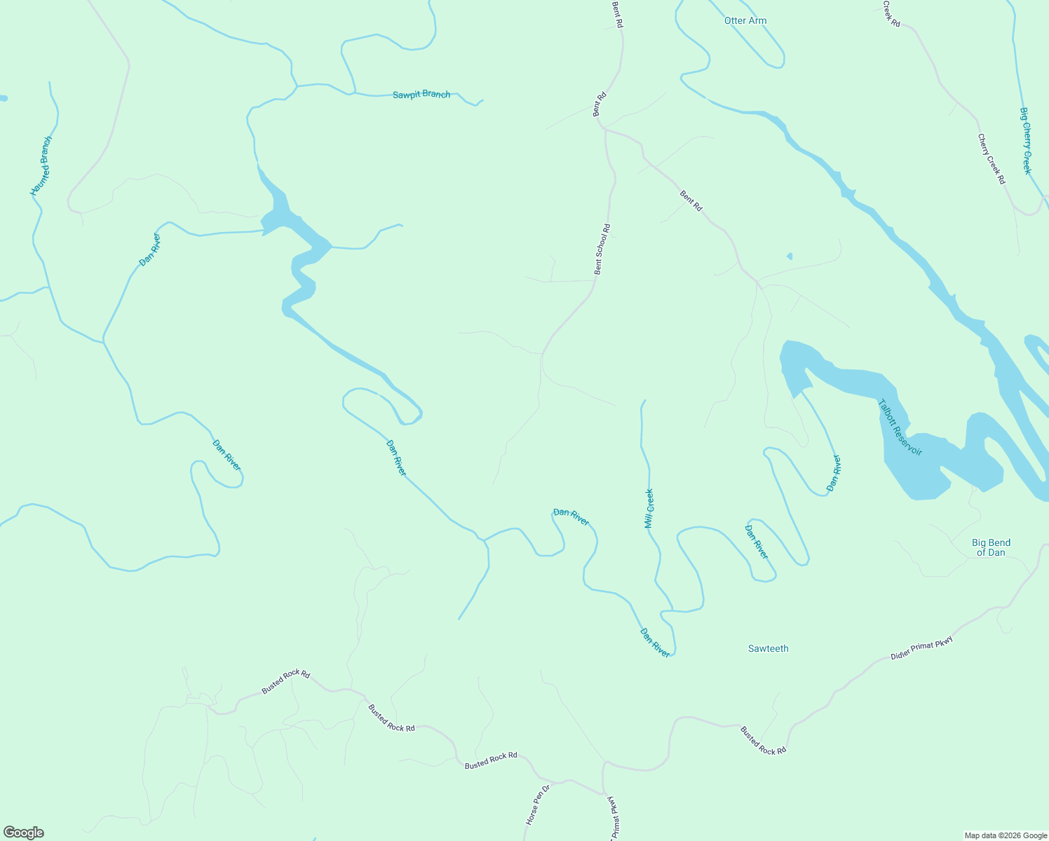 map of restaurants, bars, coffee shops, grocery stores, and more near 455 Bent School Road in Meadows of Dan