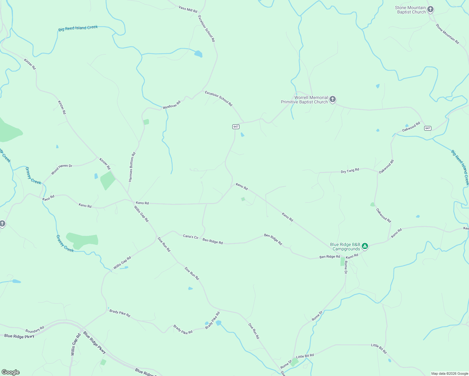 map of restaurants, bars, coffee shops, grocery stores, and more near 136 Jonahs Knob Lane in Laurel Fork