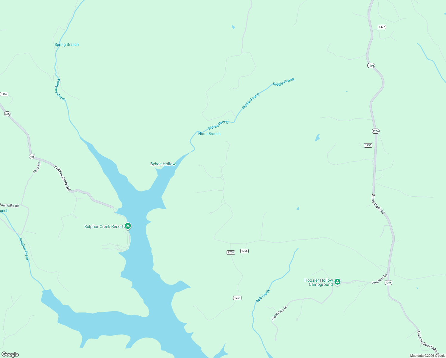 map of restaurants, bars, coffee shops, grocery stores, and more near Davidson Road in Burkesville