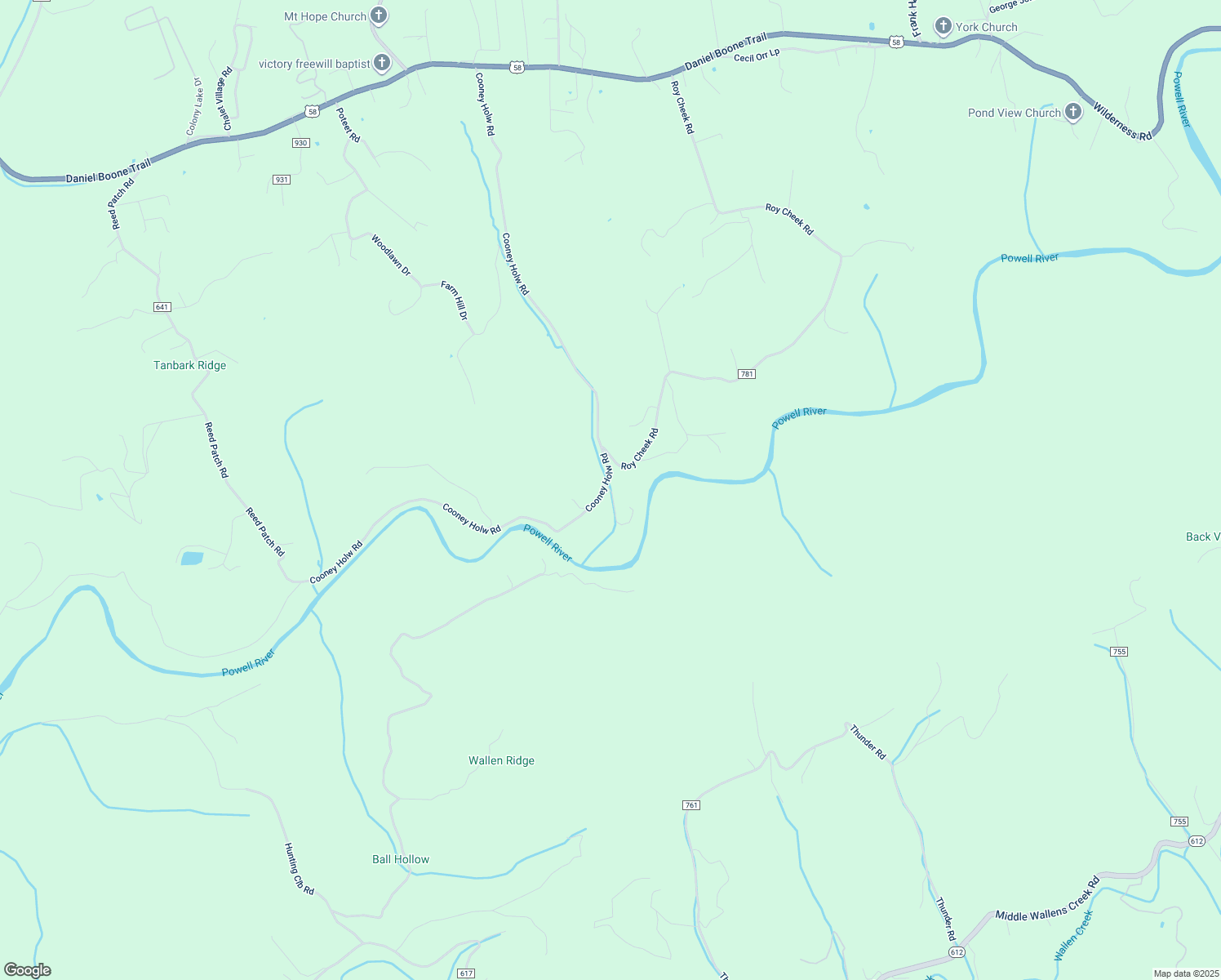 map of restaurants, bars, coffee shops, grocery stores, and more near 301 Mullins Drive in Jonesville