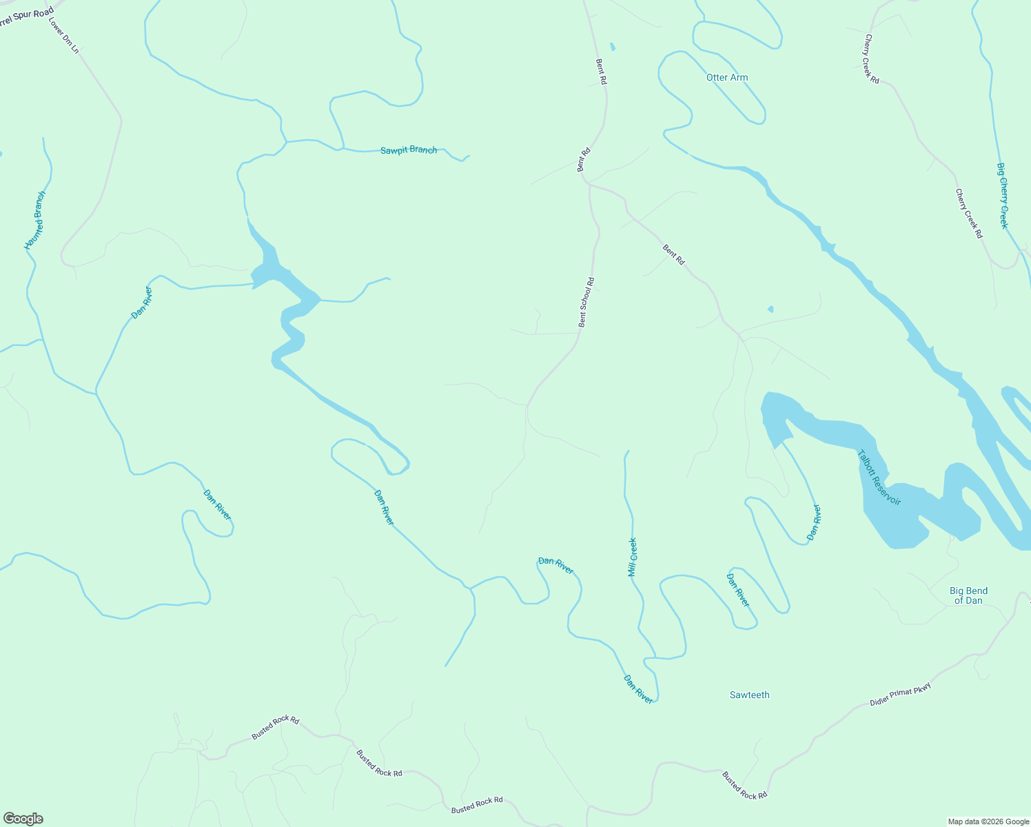 map of restaurants, bars, coffee shops, grocery stores, and more near 380-530 Bent School Road in Meadows of Dan