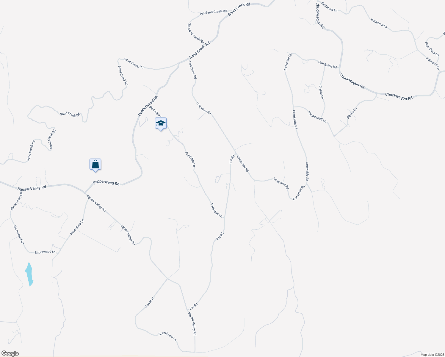 map of restaurants, bars, coffee shops, grocery stores, and more near 40775 Iris Road in Squaw Valley