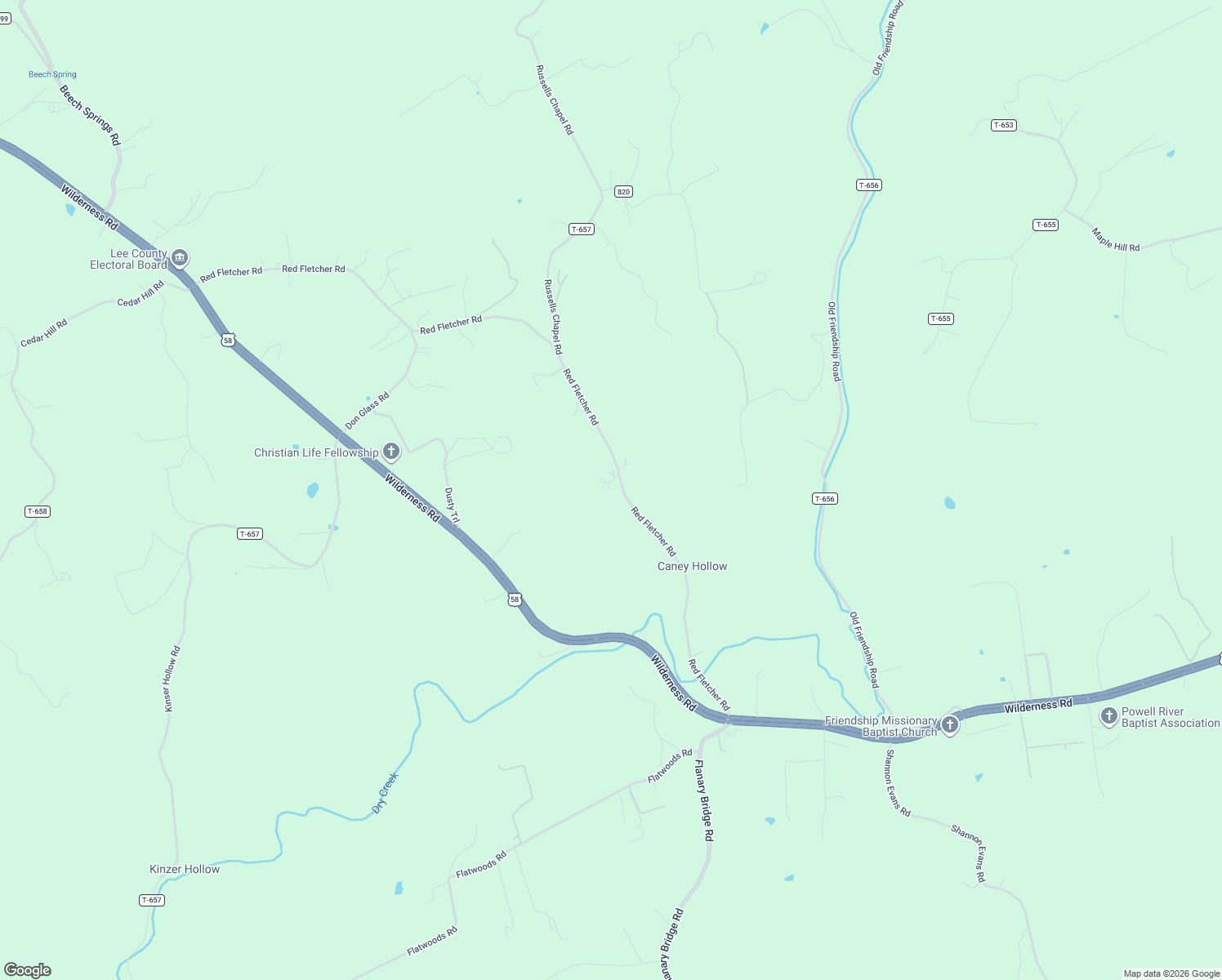 map of restaurants, bars, coffee shops, grocery stores, and more near 145 Joe Ely Drive in Jonesville