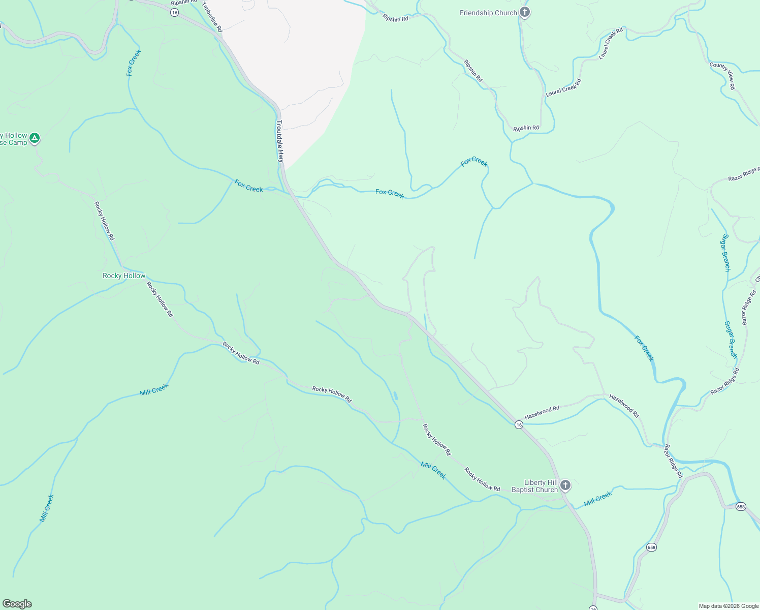 map of restaurants, bars, coffee shops, grocery stores, and more near Troutdale Highway in Troutdale