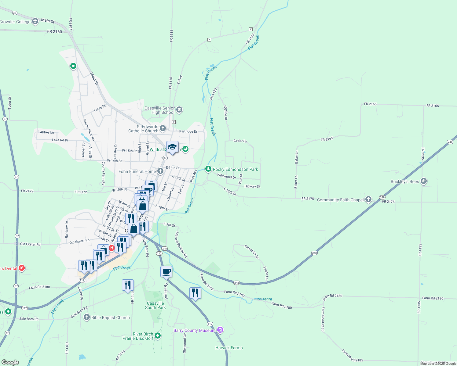 801 Hickory, Cassville MO Walk Score