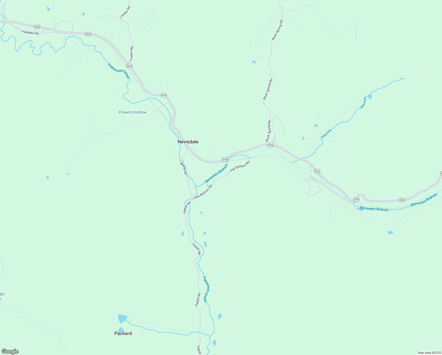 map of restaurants, bars, coffee shops, grocery stores, and more near Flat Bottom Road in Whitley County