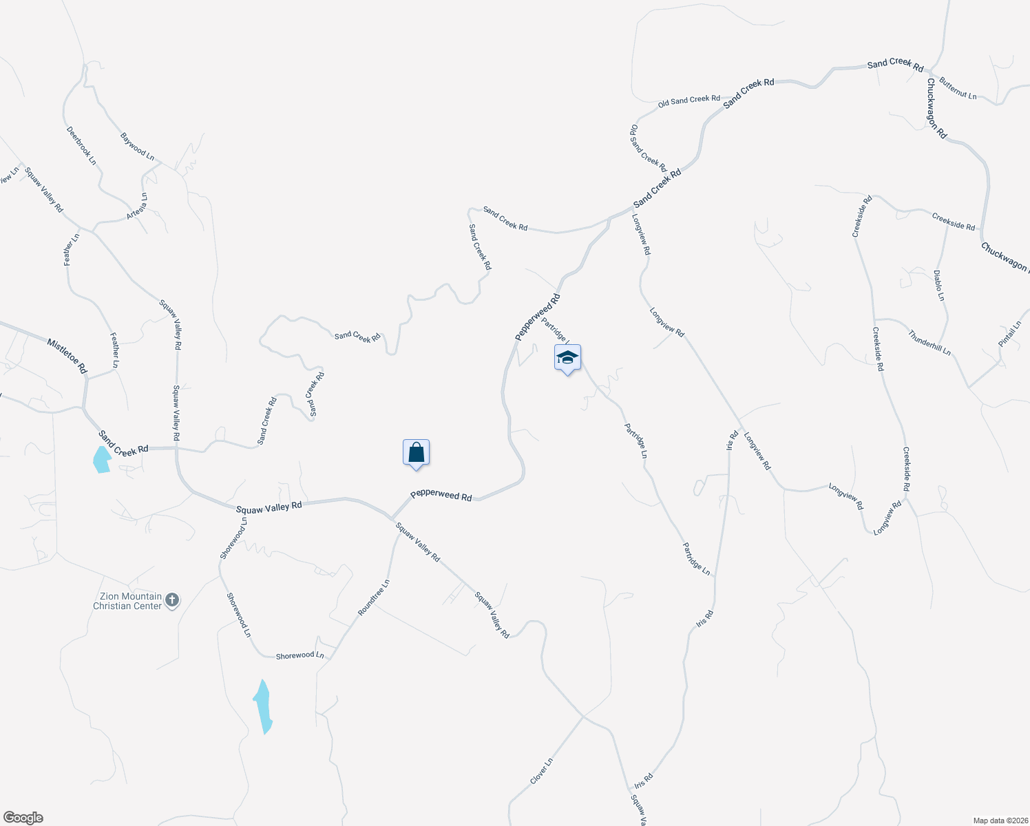 map of restaurants, bars, coffee shops, grocery stores, and more near 38938 Pepperweed Road in Squaw Valley