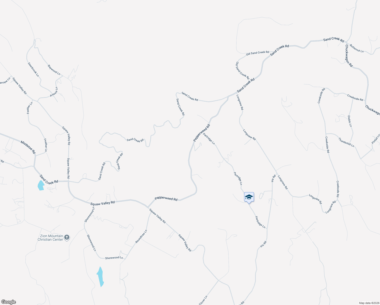map of restaurants, bars, coffee shops, grocery stores, and more near Pepperweed Road in Yokuts Valley