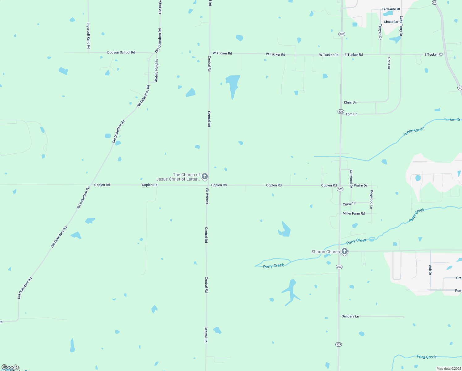 map of restaurants, bars, coffee shops, grocery stores, and more near 835 Coplen Rd in Mayfield