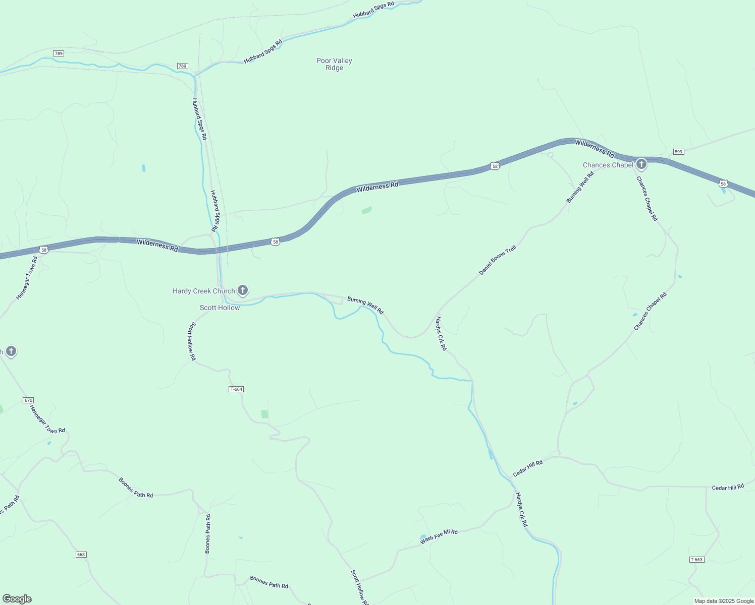 map of restaurants, bars, coffee shops, grocery stores, and more near Burning Well Road in Lee County