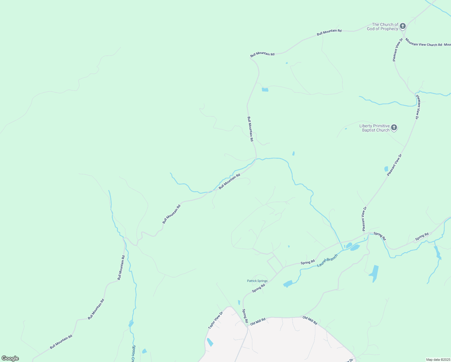 map of restaurants, bars, coffee shops, grocery stores, and more near 2611 Bull Mountain Road in Stuart