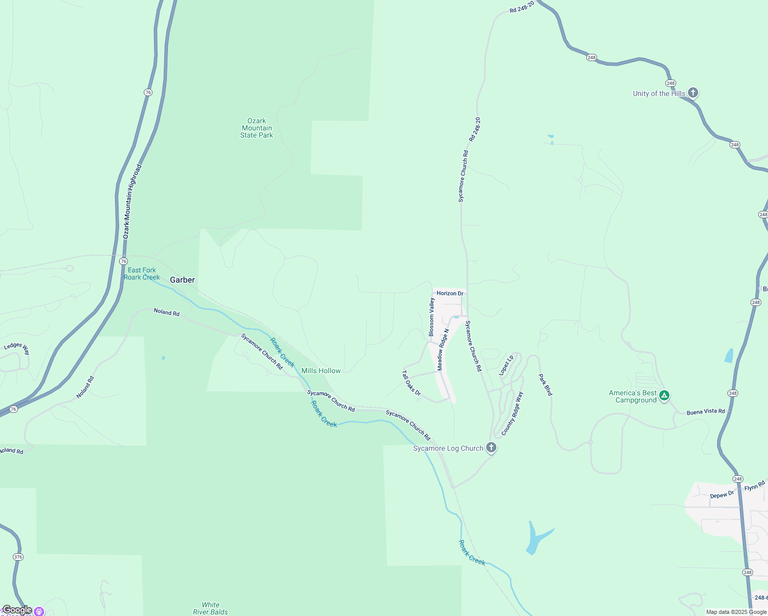 map of restaurants, bars, coffee shops, grocery stores, and more near 161 Shadowview Drive in Branson