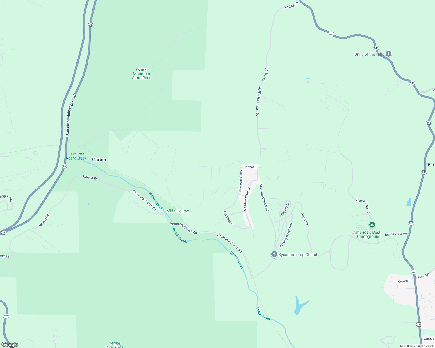 map of restaurants, bars, coffee shops, grocery stores, and more near 150 Mesquite Drive in Branson