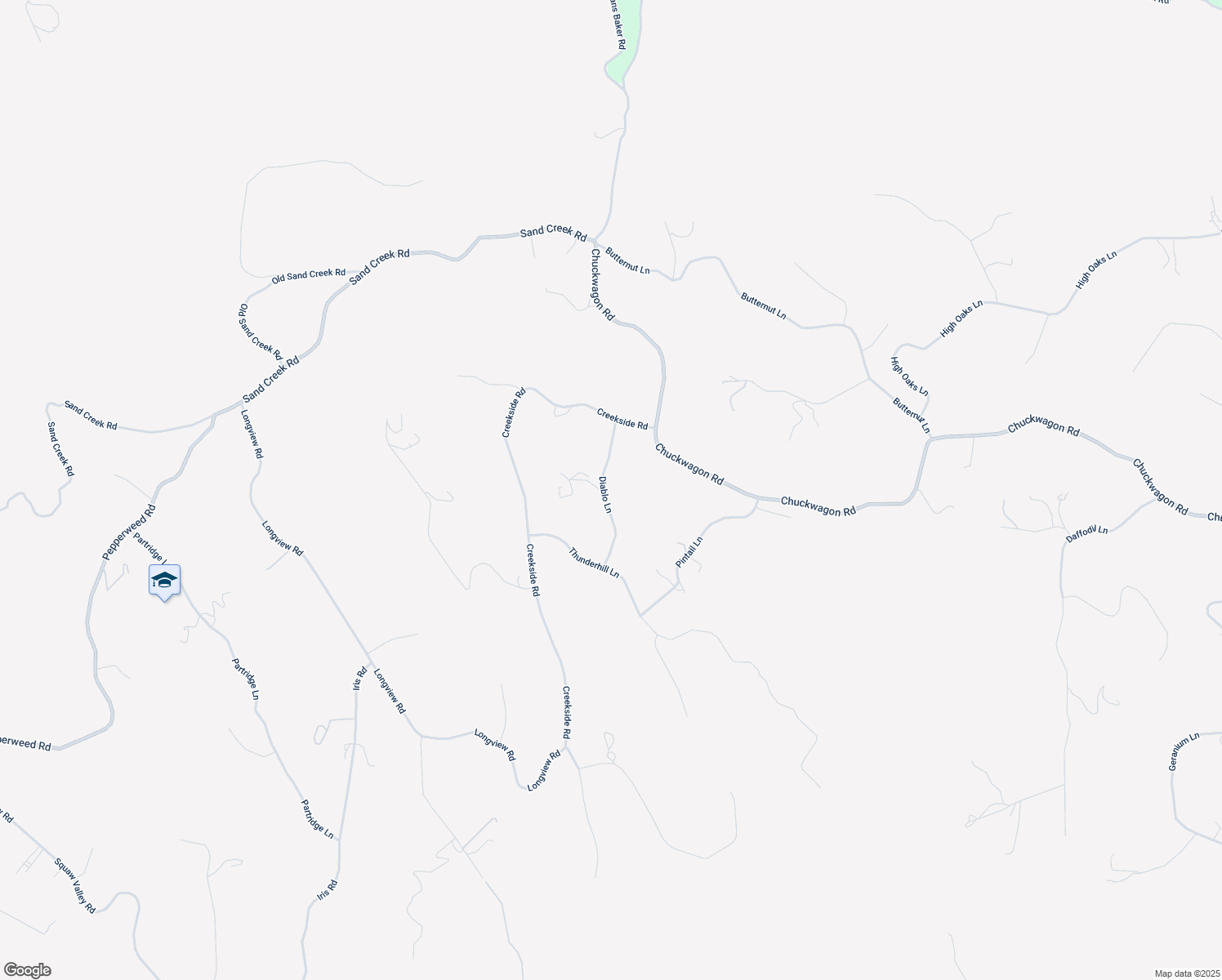 map of restaurants, bars, coffee shops, grocery stores, and more near 47595 Diablo Lane in Yokuts Valley