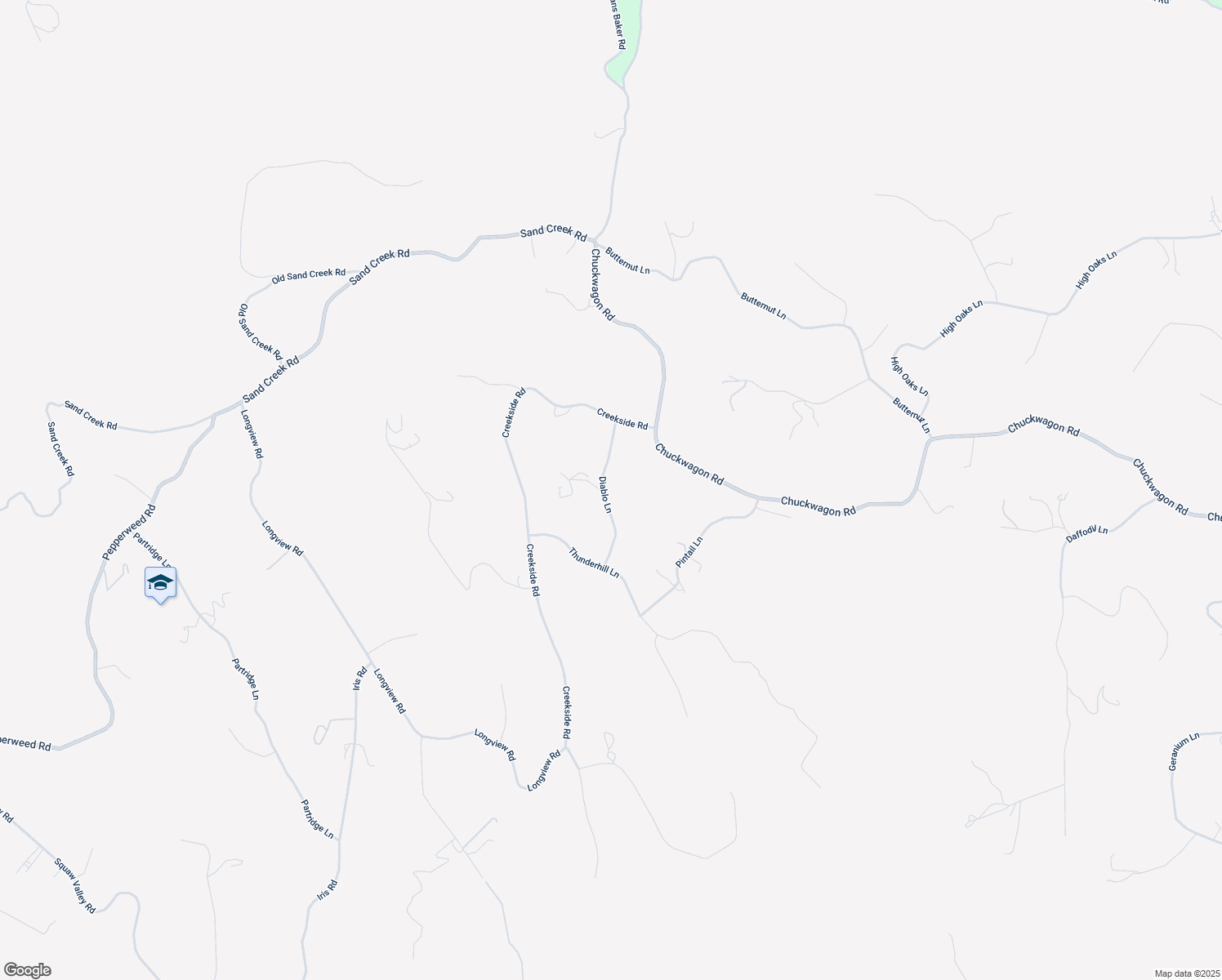 map of restaurants, bars, coffee shops, grocery stores, and more near 47595 Diablo Lane in Yokuts Valley