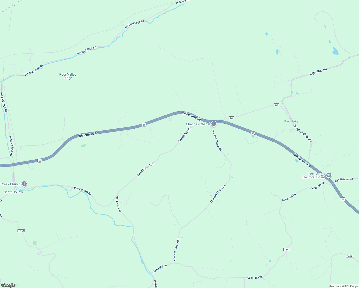 map of restaurants, bars, coffee shops, grocery stores, and more near Burning Well Road in Lee County