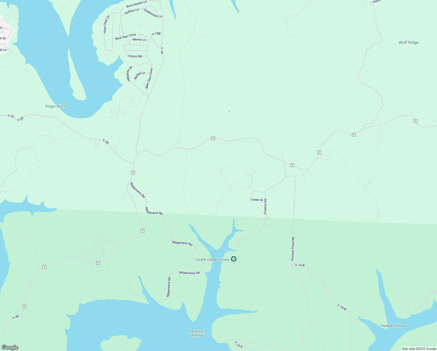 map of restaurants, bars, coffee shops, grocery stores, and more near 117 Faubus Street in Galena